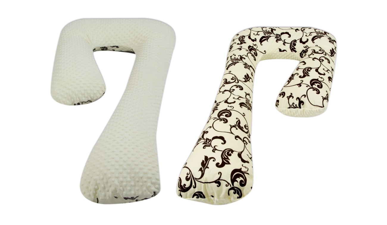 Coussin de maternité, Grossesse/Allaitement, Minky et Coton, forme en 7 - Imagen 17 de 28