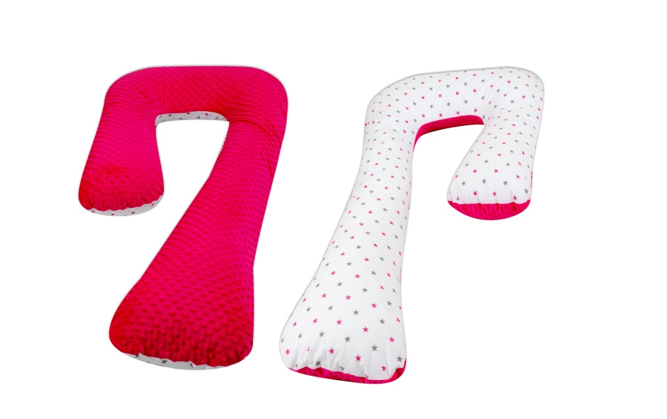 Coussin de maternité, Grossesse/Allaitement, Minky et Coton, forme en 7 - Imagen 20 de 28