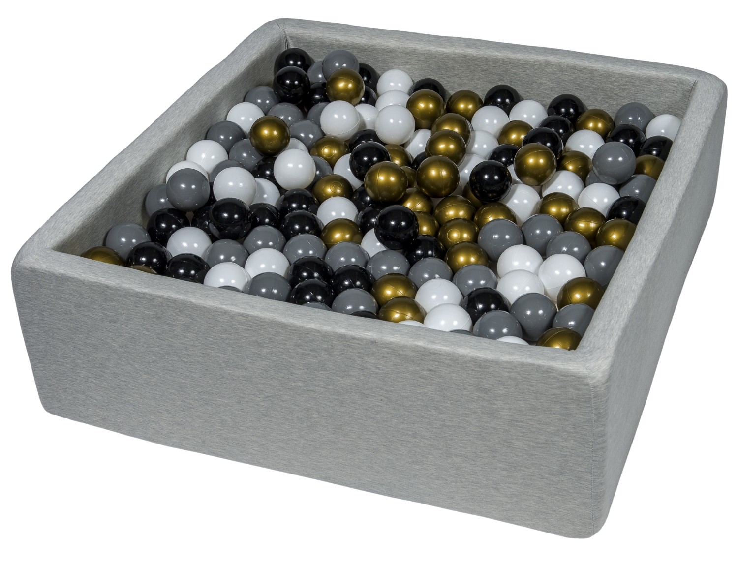 Soft Jersey Baby Kids Children Ball Pit with 450 balls, Gift, 90x90 cm - Picture 6 of 24