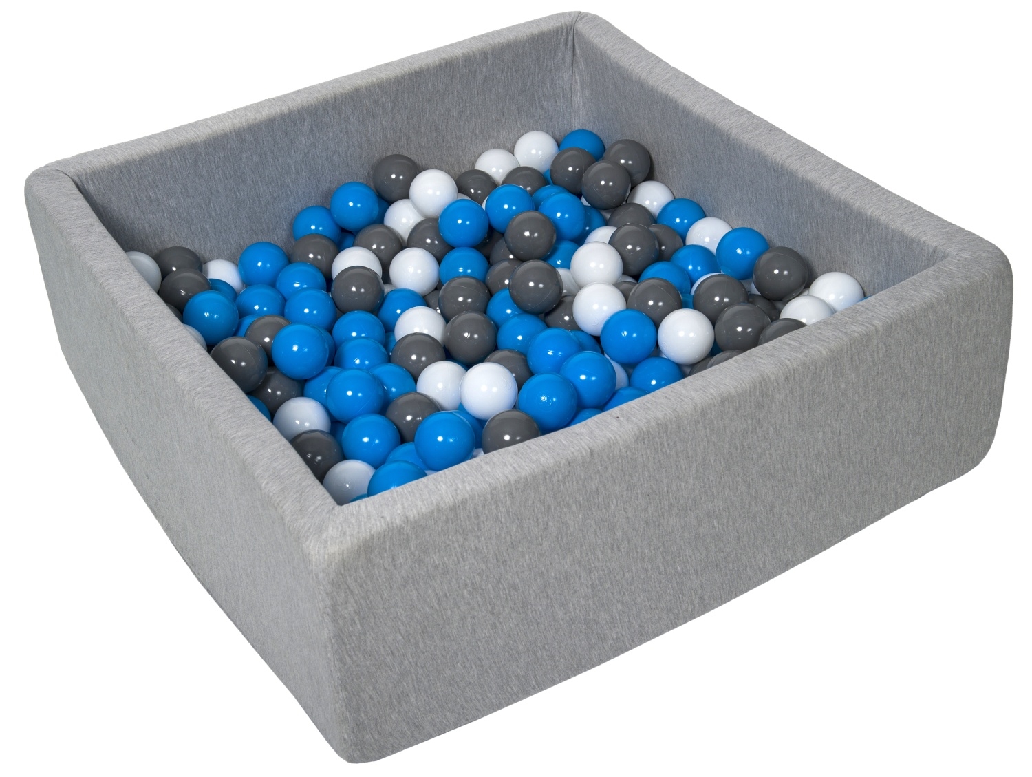 Soft Jersey Baby Kids Children Ball Pit with 300 balls, Gift, 90x90 cm - Picture 13 of 23